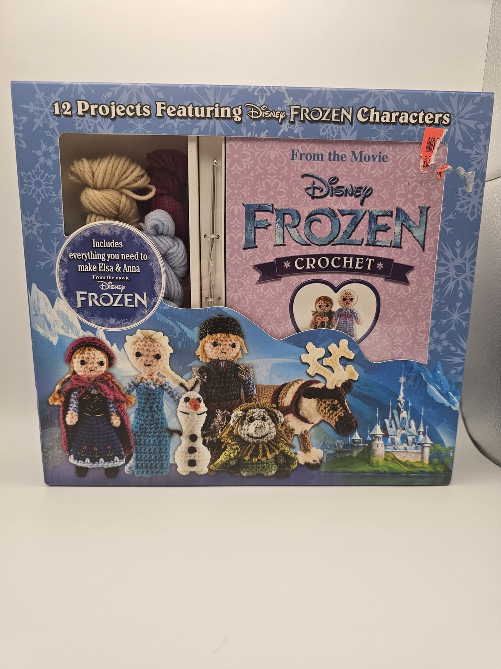 Disney Frozen Crochet Kit - Kit includes all items for Elsa & Anna - New/Sealed